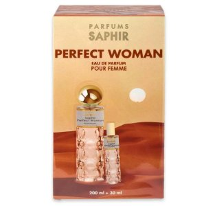 Saphir Perfect Woman zestaw woda perfumowana spray 200ml + woda perfumowana spray 30ml (W)