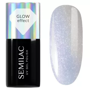 Semilac, lakier hybrydowy, 7ml, 986 Milky Blue Glow