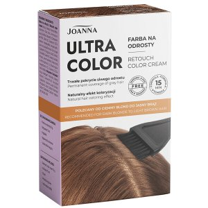 Joanna Ultra color, farba na odrosty od ciemny blond do jasny brąz