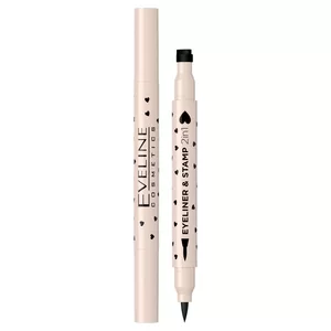 Eveline Cosmetics Eyeliner &amp; Stamp 2in1 eyeliner ze stemplem 01 Serce