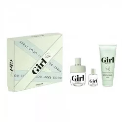 Rochas Girl zestaw woda toaletowa spray 100ml + miniatura wody toaletowej 4.5ml + złuszczający żel pod prysznic 100ml (W)