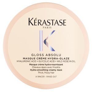 Kerastase Gloss Absolu, nawilżająco-wygładzająca maska do włosów grubych z tendencją do puszenia, 75ml