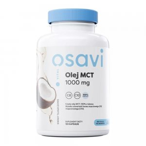 Osavi Olej MCT 1000mg suplement diety 120 kapsułek