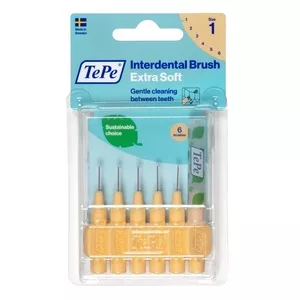 TePe Extra Soft szczoteczki do przestrzeni międzyzębowych 0.45mm Jasnopomarańczowe 6szt.