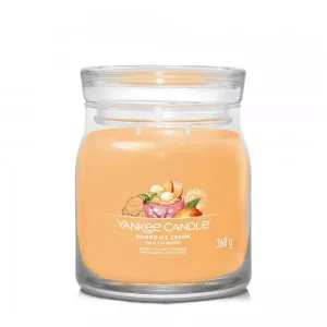 Yankee Candle Średnia świeca zapachowa Mango Ice Cream 368g