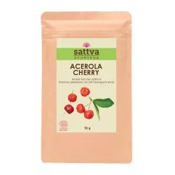 Sattva Zakwaszacz do henny i ziół barwiących Acerola Cherry 50g