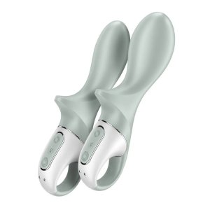 Satisfyer Air Pump Booty 3 wibrator z pompką Gray/Green
