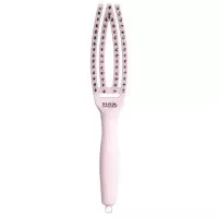Olivia Garden Fingerbrush Combo Pastel Pink, szczotka z włosiem dzika, mała, różowa