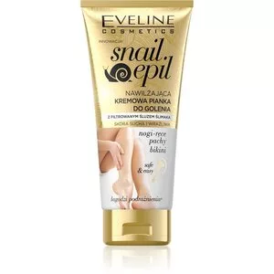Eveline Snail Epil, kremowa pianka do golenia z filtrowanym śluzem ślimaka, skóra sucha i wrażliwa, 175ml