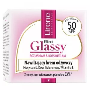 Lirene Effect Glassy nawilżający krem odżywczy SPF50 50ml