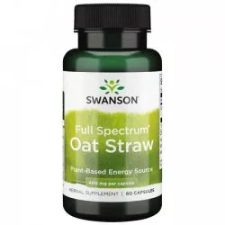 Swanson FS Oat Straw (Owies zwyczajny) 400mg 60k