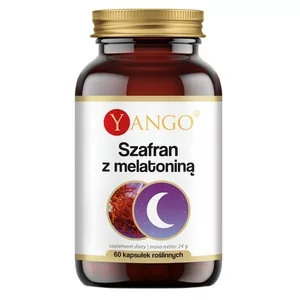 Yango Szafran z melatoniną suplement diety 60 kapsułek