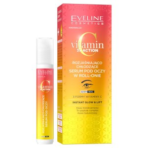 Eveline Vitamin C 3x Action, serum pod oczy roll-on, 15ml
