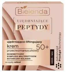Bielenda Ujędrniające peptydy, ujędrniająco-liftingujący krem przeciwzmarszczkowy 50+ dzień/noc, 50ml