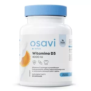 Osavi Witamina D3 4000IU suplement diety 60 kapsułek