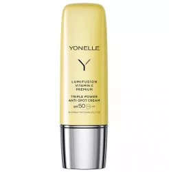 Yonelle Lumifusion, potrójnie aktywny krem z witaminą C przeciw przebarwieniom SPF50, 50ml