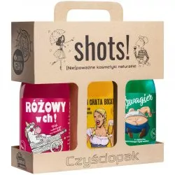 LaQ, Shots! Czyściopak do chaty, zestaw żeli pod prysznic