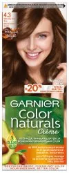 Garnier Color Naturals 4.3 Złoty brąz, odżywcza farba do włosów, do 100% pokrycia siwych włosów
