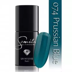 Semilac lakier hybrydowy 074 Prussian Blue, 7ml