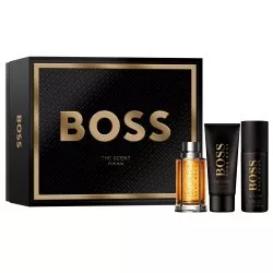 Hugo Boss Boss The Scent For Man zestaw woda toaletowa spray 100ml + dezodorant spray 150ml + żel pod prysznic 100ml (M)