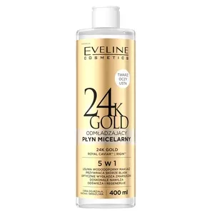 Eveline Cosmetics 24K Gold nawilżający płyn micelarny do demakijażu 5w1 400ml