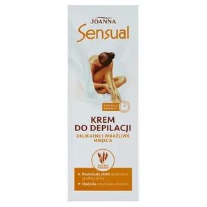 Joanna Sensual Krem do depilacji delikatne i wrażliwe miejsca 100 g - data ważności (7.2026)