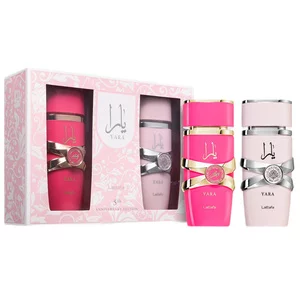 Lattafa 5th Anniversary Edition zestaw Yara woda perfumowana spray 100ml + Yara Candy woda perfumowana spray 100ml (W)