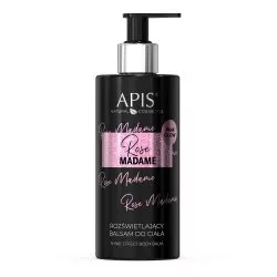Apis Rose Madame, rozświetlajacy balsam do ciała, 300ml