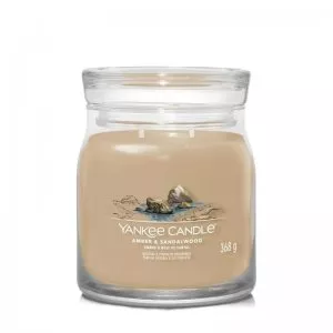 Yankee Candle Średnia świeca zapachowa Amber & Sandalwood 368g