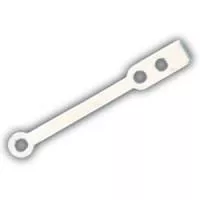 Efalock, gumki do wałków, płaskie, długie, 50 szt.