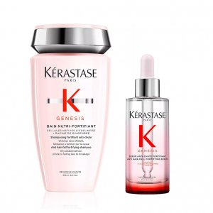 Kerastase Genesis, zestaw przeciw utracie gęstości włosów, szampon + serum, 250ml + 90ml