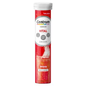Centrum Vital Senior suplement diety wiśnia 20 tabletek musujących