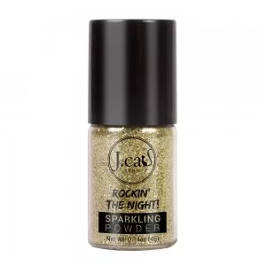 J.Cat Beauty Rock the night! Sparkling powder, sypki pigment, Amazing gold, 4g