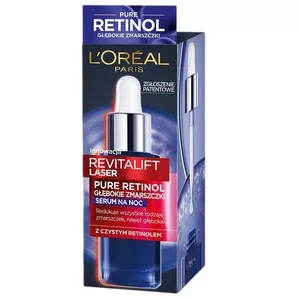 L'Oreal Paris Revitalift Laser Pure Retinol Głębokie Zmarszczki Serum na Noc, 30ml