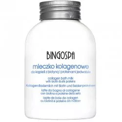 BingoSpa Mleczko kolagenowe do kąpieli z biotyną i proteinami jedwabiu 500ml
