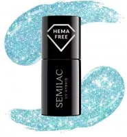 Semilac Seaqueen, lakier hybrydowy z efektem sunflash, 240, 7ml