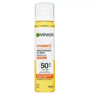 Garnier Vitamin C rozświetlająca mgiełka ​​UV na makijaż z SPF50+ i witaminą C 75ml