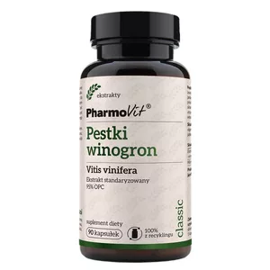 Pharmovit Pestki winogron suplement diety 90 kapsułek