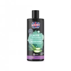 Ronney Professional Shampoo Nourshing Aloe Ceramides, Szampon nawilżający do włosów matowych i suchych ALOE 300ml