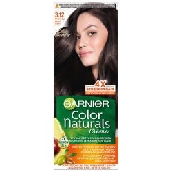 Garnier Color Naturals 3.12 Mroźny brąz, odżywcza farba do włosów, do 100% pokrycia siwych włosów