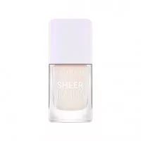 Catrice, lakier do paznokci, Sheer Beauties Nail Polish 010, perłowa biel, 10,5ml