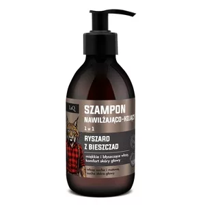 LaQ Ryszard z Bieszczad, szampon 1w1 nawilżająco-kojący, 300ml