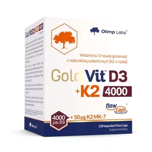 Olimp Labs Gold-Vit D3+K2 4000 suplement diety 120 kapsułek