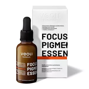 Veoli Botanica Focus Pigmentation Essence intensywnie redukujące przebarwienia i zwężające pory serum z kompleksem niacynamid + stabilna witamina C 30ml - data ważności (6.2026)
