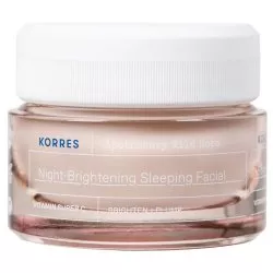 Korres Korres Apothecary Wild Rose rozjaśniający krem na noc z olejkiem z dzikiej róży 40ml