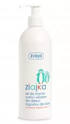 Ziaja Ziajka, żel do mycia ciała i włosów, 400ml
