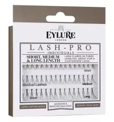 Eylure Lash-Pro Individuals Combo, sztuczne rzęsy, kępki, 3 długości