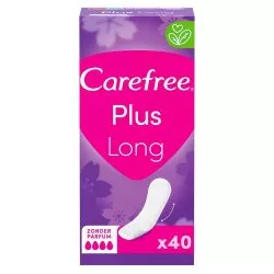 Carefree Plus Long wkładki higieniczne Unscented 40szt.