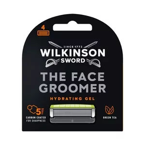 Wilkinson The Face Groomer wkład z 5 ostrzami i żelem nawilżającym 4szt