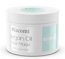 Nacomi, maska do włosów z olejem arganowym i proteinami kaszmiru, 200ml